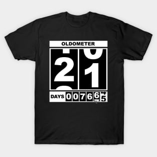 21st Birthday Oldometer T-Shirt